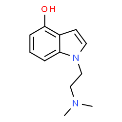 ChemSpider 2D Image | 1-[2-(Dimethylamino)ethyl]-1H-indol-4-ol | C12H16N2O