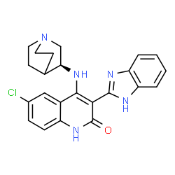 ChemSpider 2D Image | CHIR124 | C23H22ClN5O