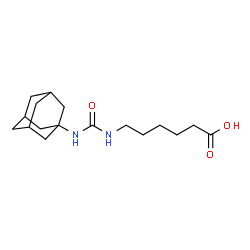 ChemSpider 2D Image | 6-[(Adamantan-1-ylcarbamoyl)amino]hexanoic acid | C17H28N2O3