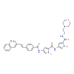ChemSpider 2D Image | MGB-BP-3 | C36H37N7O4