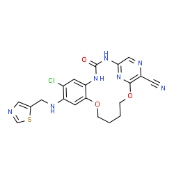 ChemSpider 2D Image | compound 25 [PMID: 17935989] | C20H18ClN7O3S
