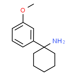 ChemSpider 2D Image | 1-(3-Methoxyphenyl)cyclohexanamine | C13H19NO