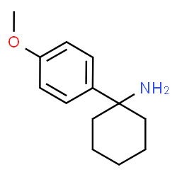 ChemSpider 2D Image | 1-(4-Methoxyphenyl)cyclohexanamine | C13H19NO