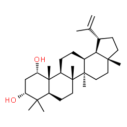ChemSpider 2D Image | (1alpha,3alpha,13alpha)-Lup-20(29)-ene-1,3-diol | C30H50O2