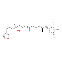 ChemSpider 2D Image | (12E,20Z,18S)-8-hydroxyvariabilin | C25H36O5