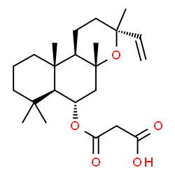 ChemSpider 2D Image | 6alpha-malonyloxymanoyl oxide | C23H36O5