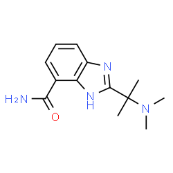 ChemSpider 2D Image | 2-[2-(Dimethylamino)-2-propanyl]-1H-benzimidazole-4-carboxamide | C13H18N4O