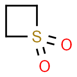 ChemSpider 2D Image | Thietane 1,1-dioxide | C3H6O2S