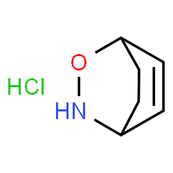 ChemSpider 2D Image | 2-Aza-3-oxa-bicyclo[2.2.2]oct-5-ene hydrochloride | C6H10ClNO