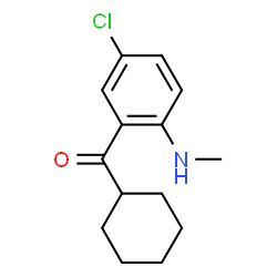 ChemSpider 2D Image | 2-Methylamino-5-chlorophenylcyclohexylmethanone | C14H18ClNO