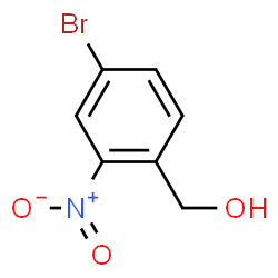 ChemSpider 2D Image | 4-Bromo-2-nitrobenzyl alcohol | C7H6BrNO3