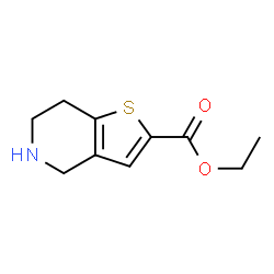 ChemSpider 2D Image | Ethyl 4,5,6,7-tetrahydrothieno[3,2-c]pyridine-2-carboxylate | C10H13NO2S
