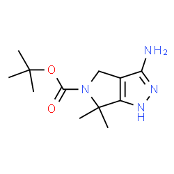 ChemSpider 2D Image | 3-Amino-5-Boc-6,6-dimethyl-4,6-dihydro-1H-pyrrolo[3,4-c]pyrazole | C12H20N4O2