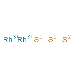 ChemSpider 2D Image | rhodium sulfide | Rh2S3