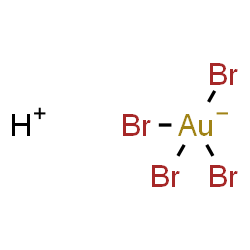 ChemSpider 2D Image | bromoauric acid | HAuBr4