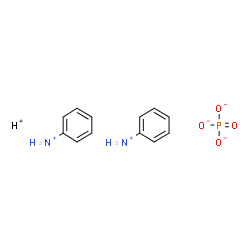 ChemSpider 2D Image | dianilinium hydrogen phosphate | C12H17N2O4P