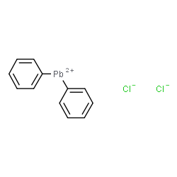 ChemSpider 2D Image | Dichlorodiphenylplumbane | C12H10Cl2Pb