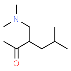 ChemSpider 2D Image | 3-Dimethylaminomethyl-5-methylhexan-2-one | C10H21NO
