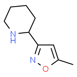 ChemSpider 2D Image | 5-Methyl-3-(piperidin-2-yl)isoxazole | C9H14N2O