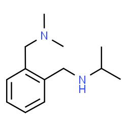 ChemSpider 2D Image | N-{2-[(Dimethylamino)methyl]benzyl}-2-propanamine | C13H22N2
