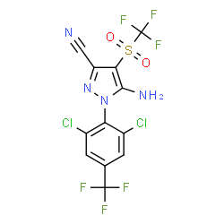 ChemSpider 2D Image | UQ3515375 | C12H4Cl2F6N4O2S