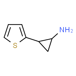 ChemSpider 2D Image | 2-(2-Thienyl)cyclopropanamine | C7H9NS