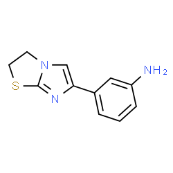 ChemSpider 2D Image | 3-(2,3-Dihydroimidazo[2,1-b][1,3]thiazol-6-yl)aniline | C11H11N3S