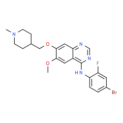 ChemSpider 2D Image | Vandetanib | C22H24BrFN4O2
