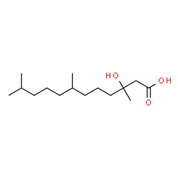 ChemSpider 2D Image | trethocanic acid | C15H30O3
