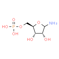 ChemSpider 2D Image | Phosphoribosylamine | C5H12NO7P
