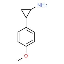 ChemSpider 2D Image | 2-(4-Methoxyphenyl)cyclopropanamine | C10H13NO