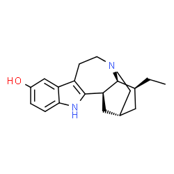 ChemSpider 2D Image | Noribogaine | C19H24N2O