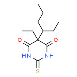 ChemSpider 2D Image | thiotetrabarbital | C12H20N2O2S