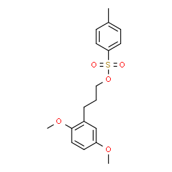 ChemSpider 2D Image | 3-(2,5-Dimethoxyphenyl)propyl p-toluenesulfonate | C18H22O5S