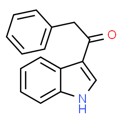 ChemSpider 2D Image | Ethanone, 1-(3-indolyl)-2-phenyl- | C16H13NO