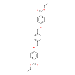 ChemSpider 2D Image | Diethyl 4,4'-[1,4-phenylenebis(methyleneoxy)]dibenzoate | C26H26O6