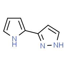 ChemSpider 2D Image | 3-(1H-Pyrrol-2-yl)-1H-pyrazole | C7H7N3