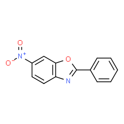 ChemSpider 2D Image | 6-Nitro-2-phenyl-benzooxazole | C13H8N2O3