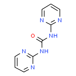 ChemSpider 2D Image | 1,3-Di-2-pyrimidinylurea | C9H8N6O