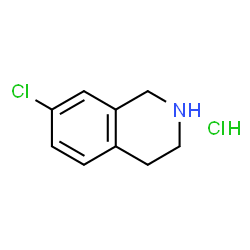 ChemSpider 2D Image | 7-Chloro-1,2,3,4-Tetrahydroisoquinoline Hydrochloride | C9H11Cl2N
