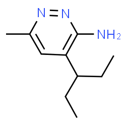 ChemSpider 2D Image | 6-methyl-4-(pentan-3-yl)pyridazin-3-amine | C10H17N3