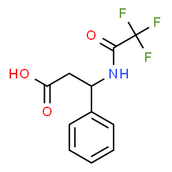 ChemSpider 2D Image | 3-Phenyl-3-[(trifluoroacetyl)amino]propanoic acid | C11H10F3NO3