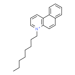 ChemSpider 2D Image | 4-Octylbenzo[f]quinolinium | C21H26N