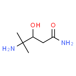 ChemSpider 2D Image | 4-Amino-3-hydroxy-4-methylpentanamide | C6H14N2O2