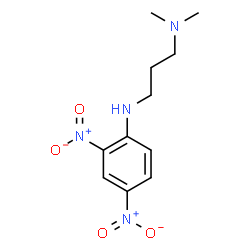 ChemSpider 2D Image | N'-(2,4-Dinitrophenyl)-N,N-dimethyl-1,3-propanediamine | C11H16N4O4