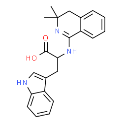 ChemSpider 2D Image | N-(3,3-Dimethyl-3,4-dihydro-1-isoquinolinyl)tryptophan | C22H23N3O2
