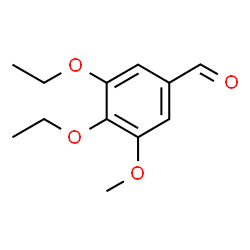 ChemSpider 2D Image | 3,4-Diethoxy-5-methoxybenzaldehyde | C12H16O4