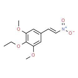 ChemSpider 2D Image | 2-Ethoxy-1,3-dimethoxy-5-[(E)-2-nitrovinyl]benzene | C12H15NO5