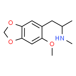 ChemSpider 2D Image | 2-METHOXY-4,5-METHYLENEDIOXYMETHAMPHETAMINE | C12H17NO3