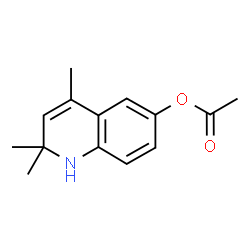 ChemSpider 2D Image | 2,2,4-trimethyl-1H-quinolin-6-yl acetate | C14H17NO2
